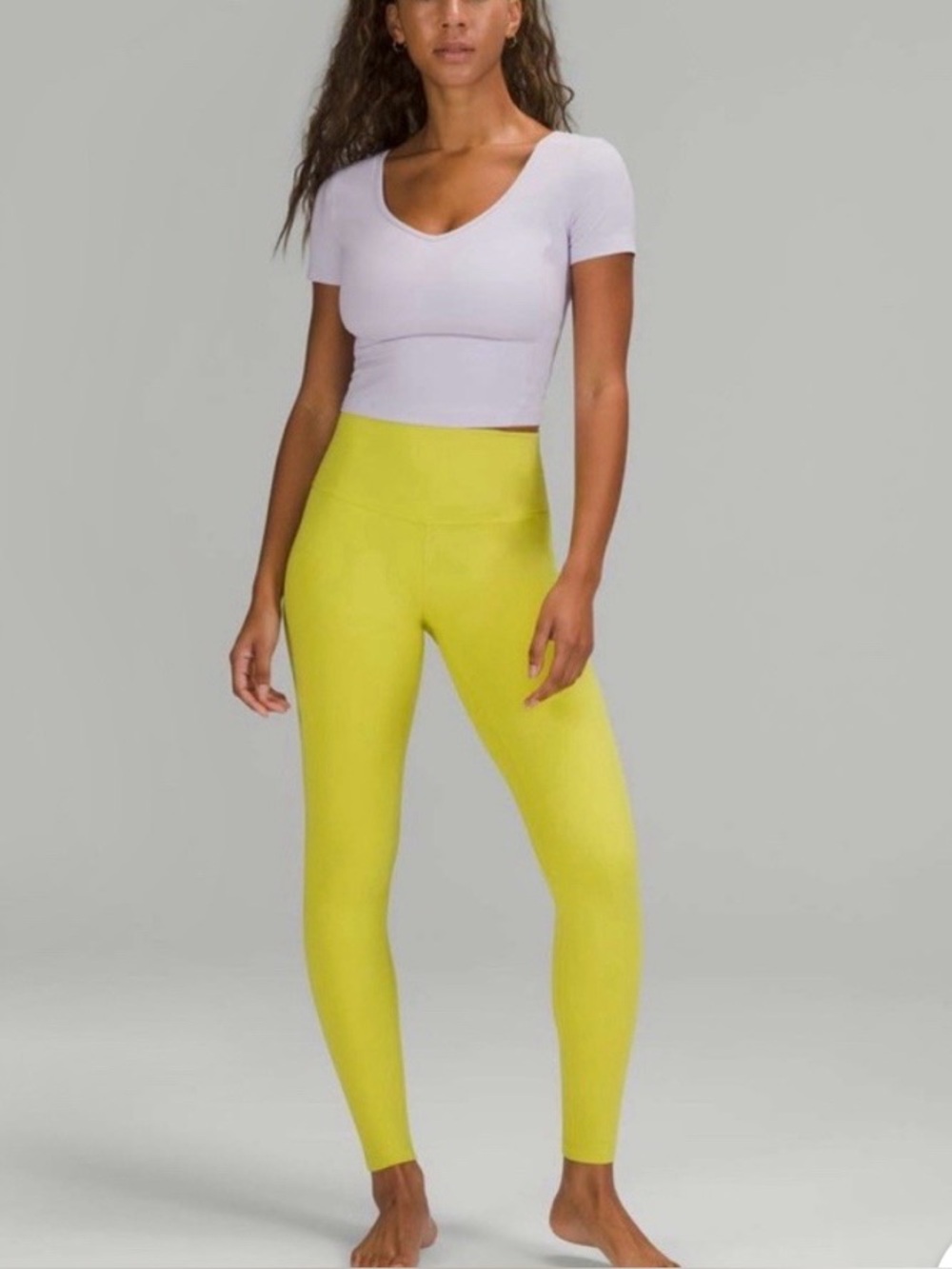 Lululemon Women’s Align High-Rise Pant / leggings 25” Nulu color Soleil